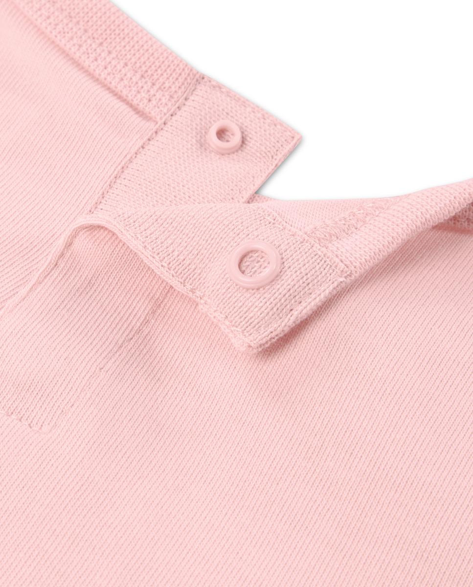 Camisola de Malha com Decote Redondo, Coração e Manga Comprida Levi's Rosa-4