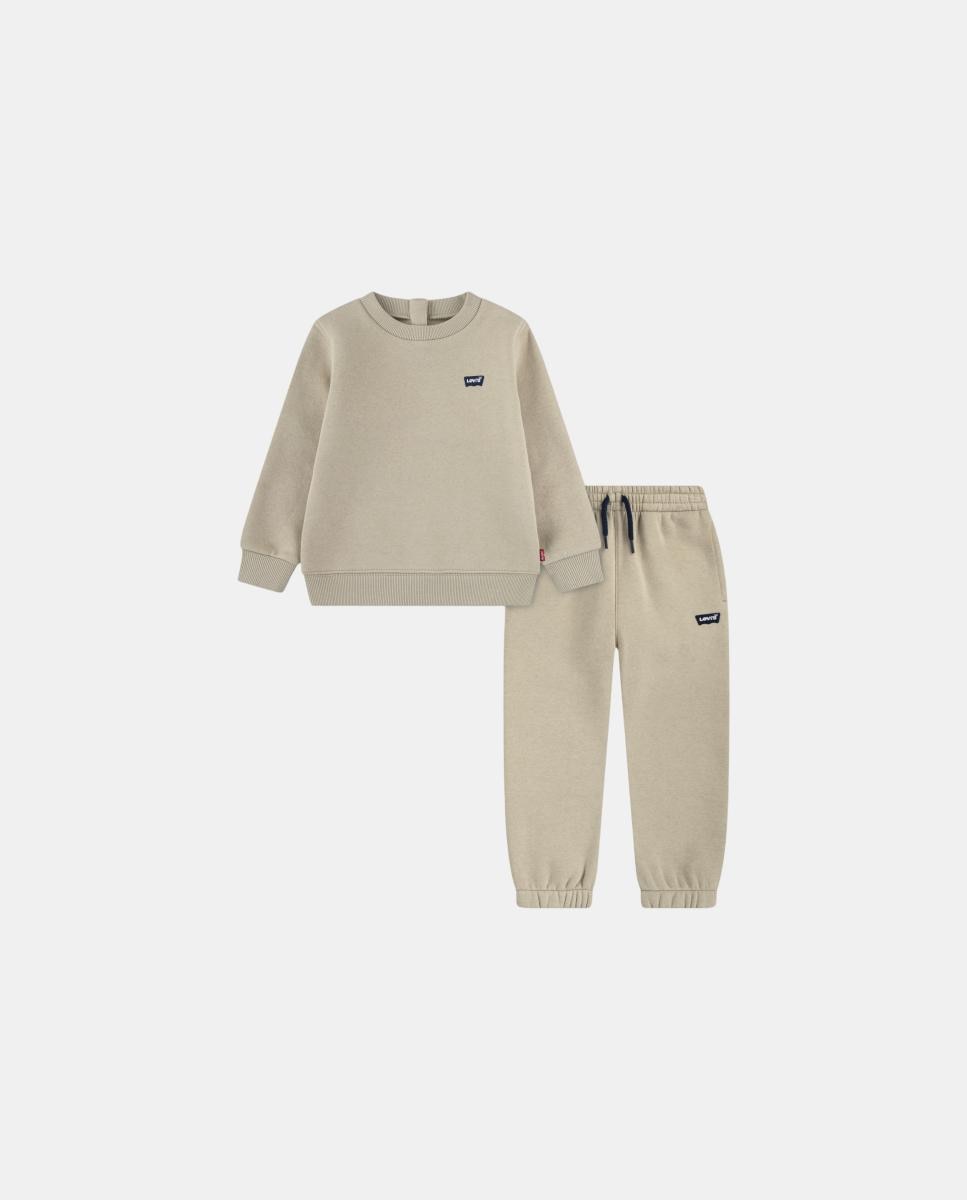 Imagem 0 de Conjunto de 2 Peças de Calças Desportivas e Decote Redondo Core Batwing