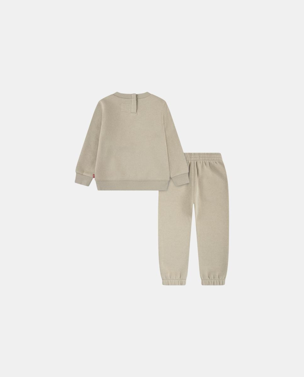 Conjunto de 2 Peças de Calças Desportivas e Decote Redondo Core Batwing Levi's Branco-2