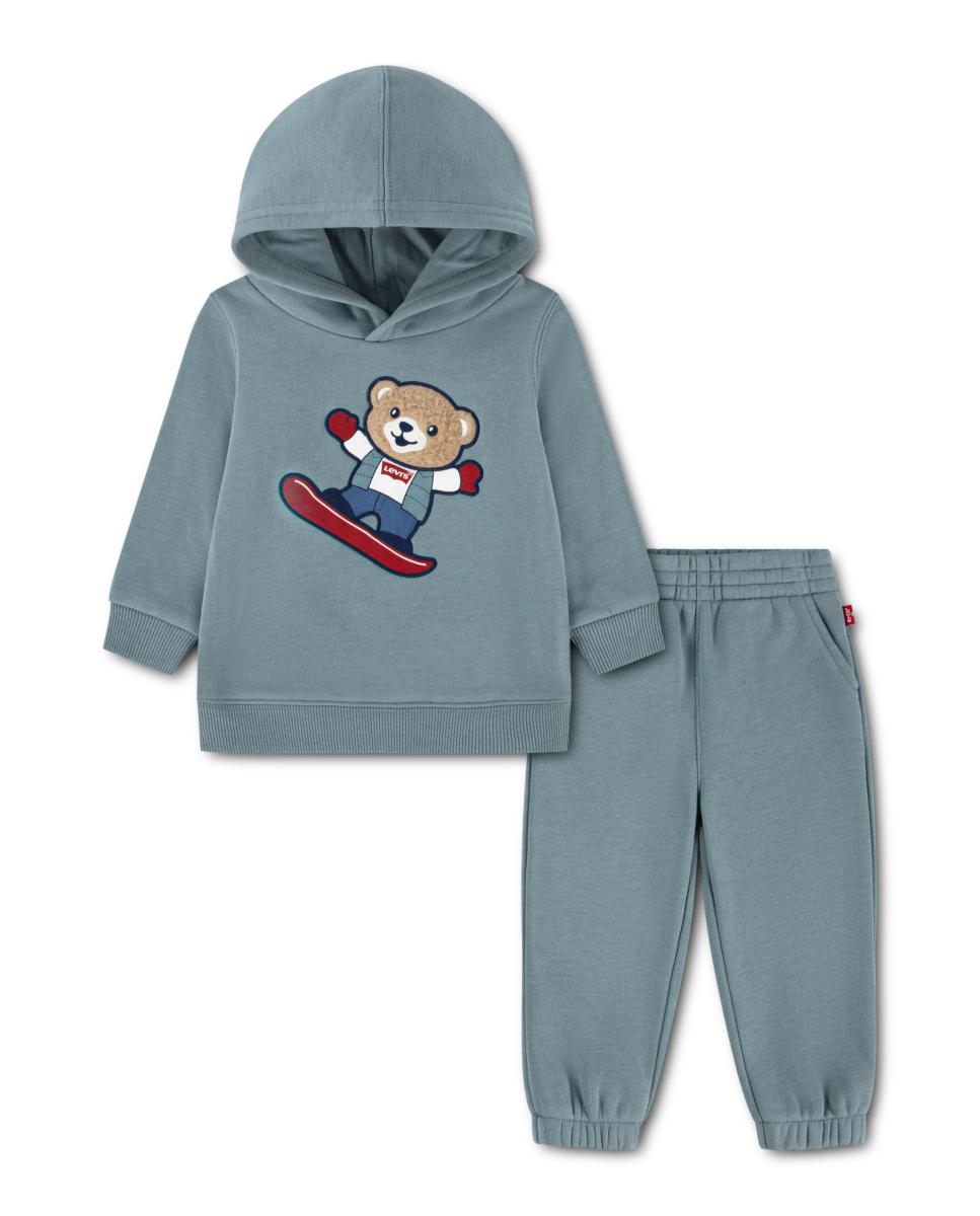 Imagem 0 de Conjunto de Duas Peças de Sweatshirt com Capuz e Calças Desportivas para Snowboard