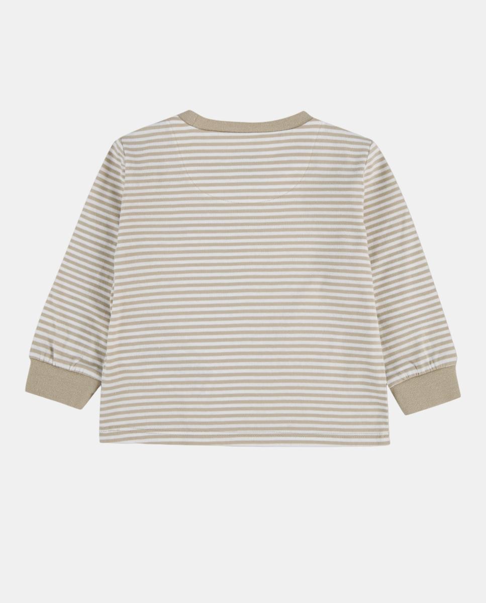 Camisola de Manga Comprida às Riscas Levi's Branco-2