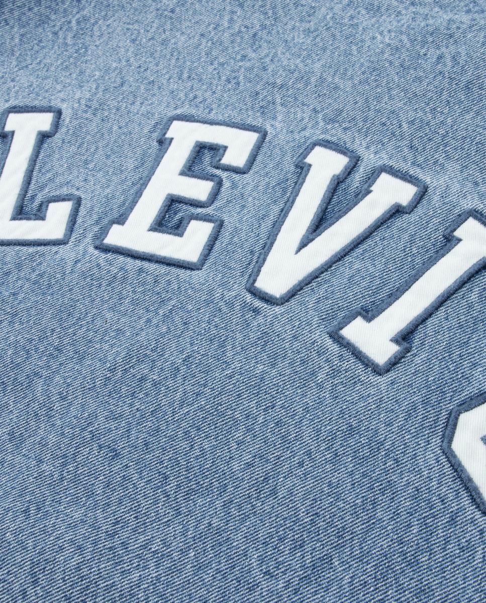 Casaco Tipo Blusão de Ganga Levi's Azul-3