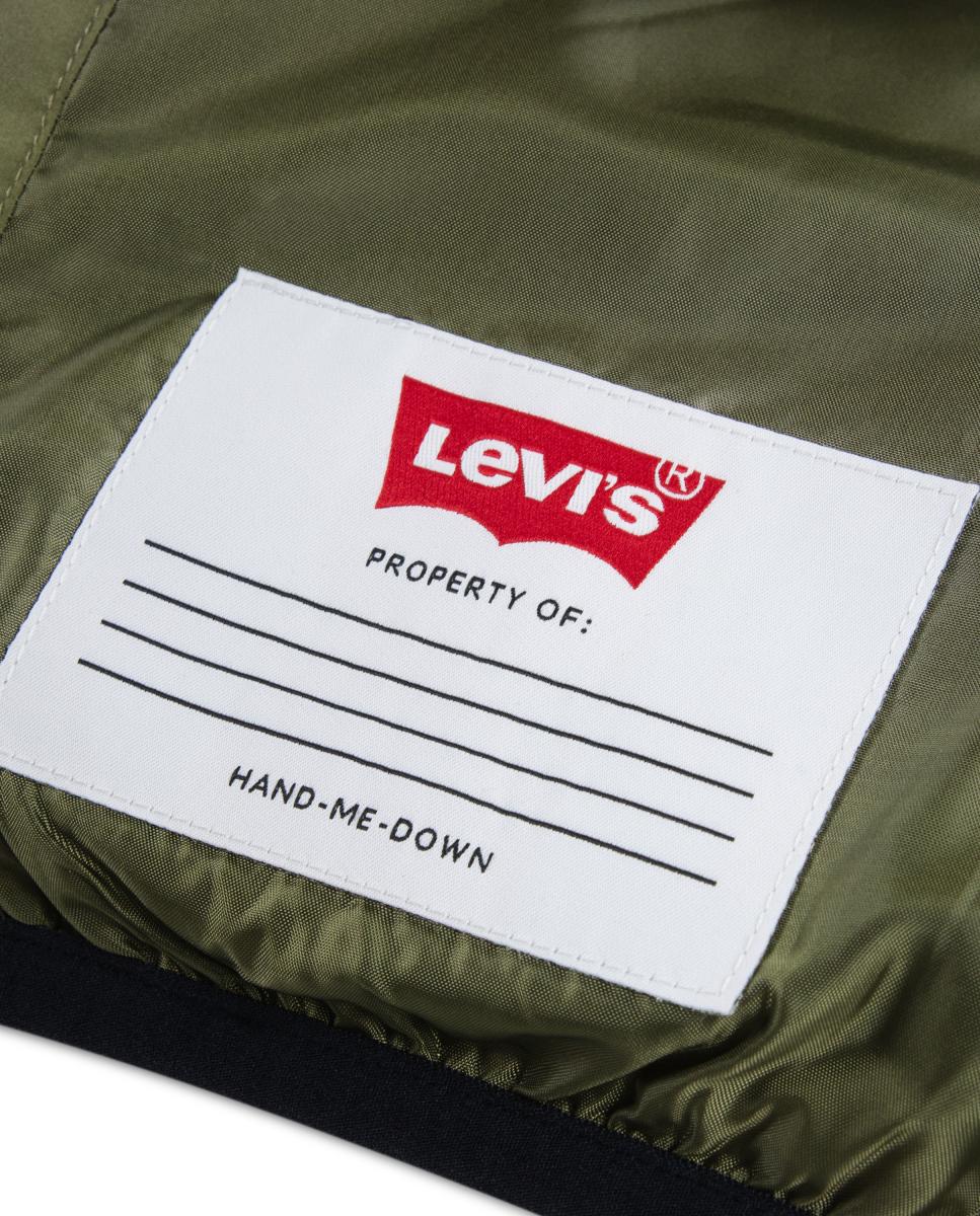 Casaco Acolchoado de Peso Médio Levi's Verde-3