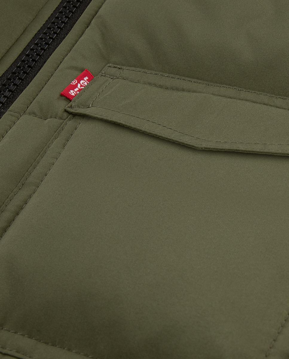 Casaco Acolchoado de Peso Médio Levi's Verde-3