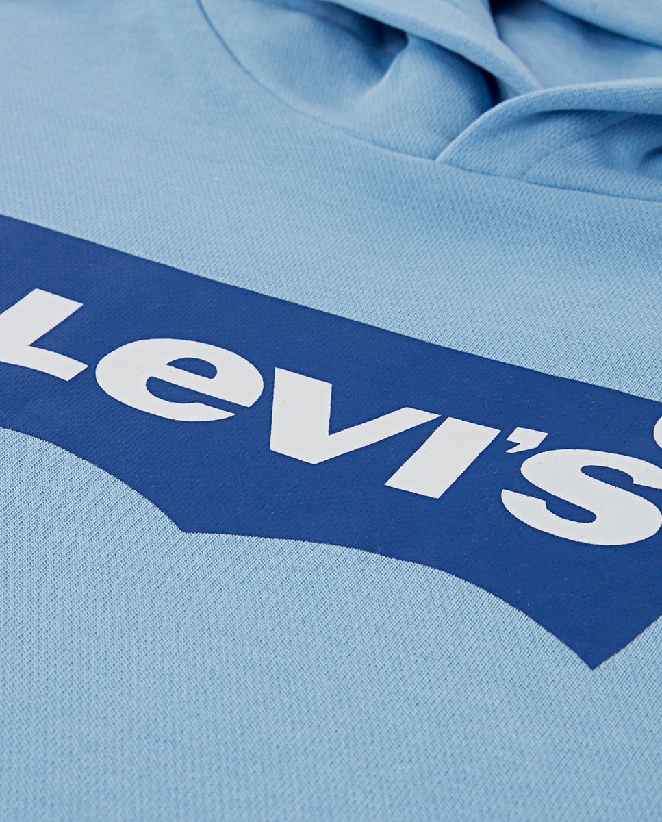 Sweatshirt com Capuz e Asas de Morcego Levi's Azul-3