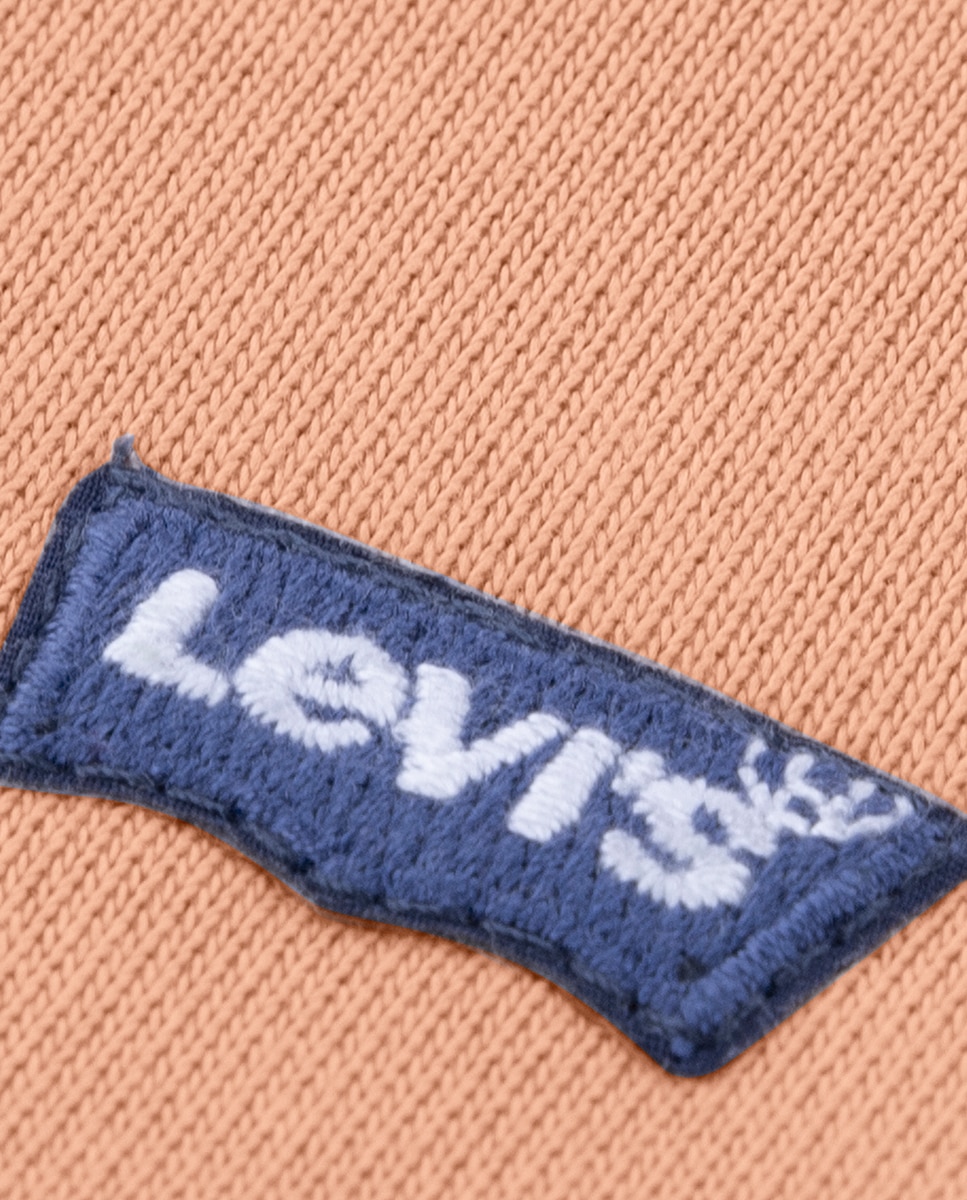 Sweatshirt com Capuz Mini Batwing Levi's Laranja-3