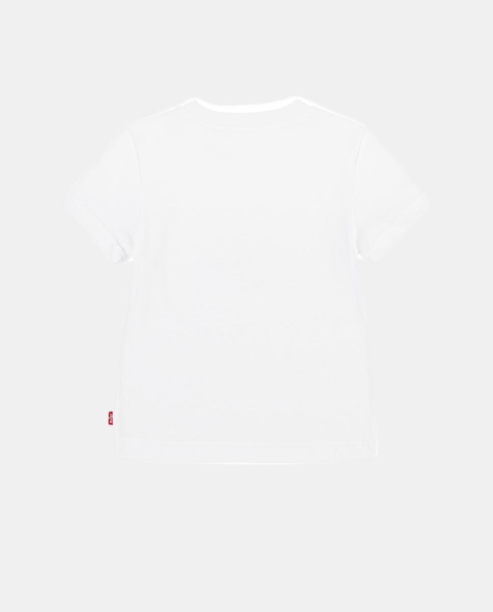 A Minha Primeira T-shirt de Morcego Levi's Branco-2