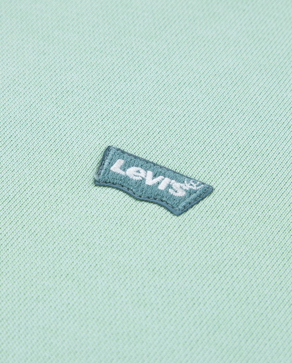 Sweatshirt com Capuz Mini Batwing Levi's Verde-3