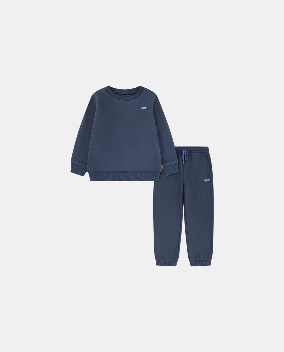 Imagem 0 de Conjunto de 2 Peças de Calças Desportivas e Decote Redondo Core Batwing