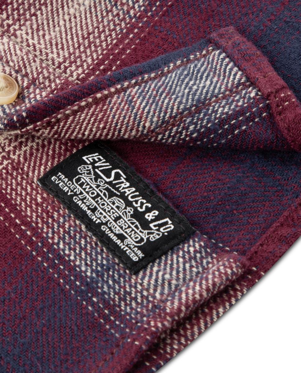 Camisa de Flanela aos Quadrados Shadow Levi's Vermelho-3