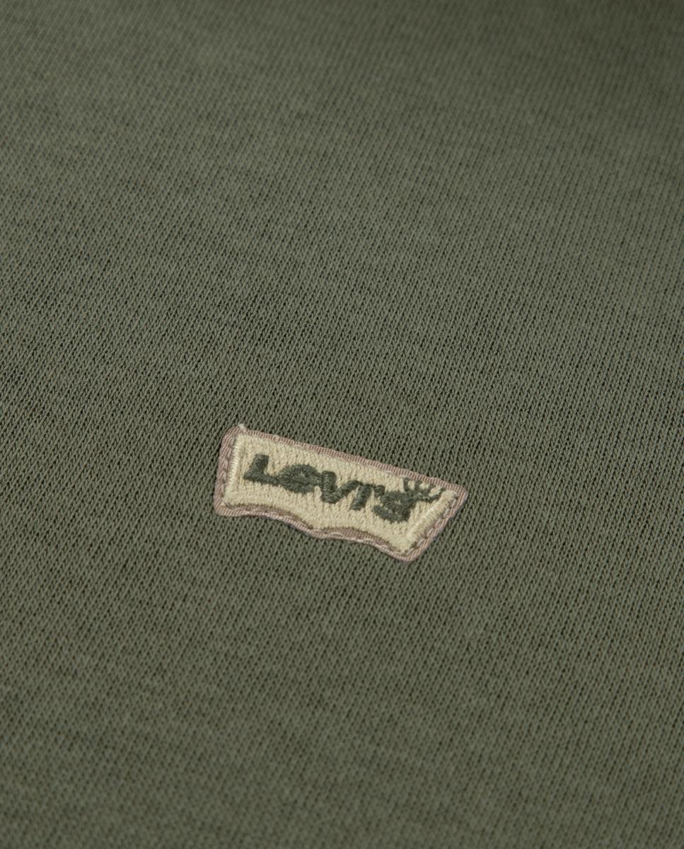 Sweatshirt com Capuz Mini Batwing Levi's Verde-3
