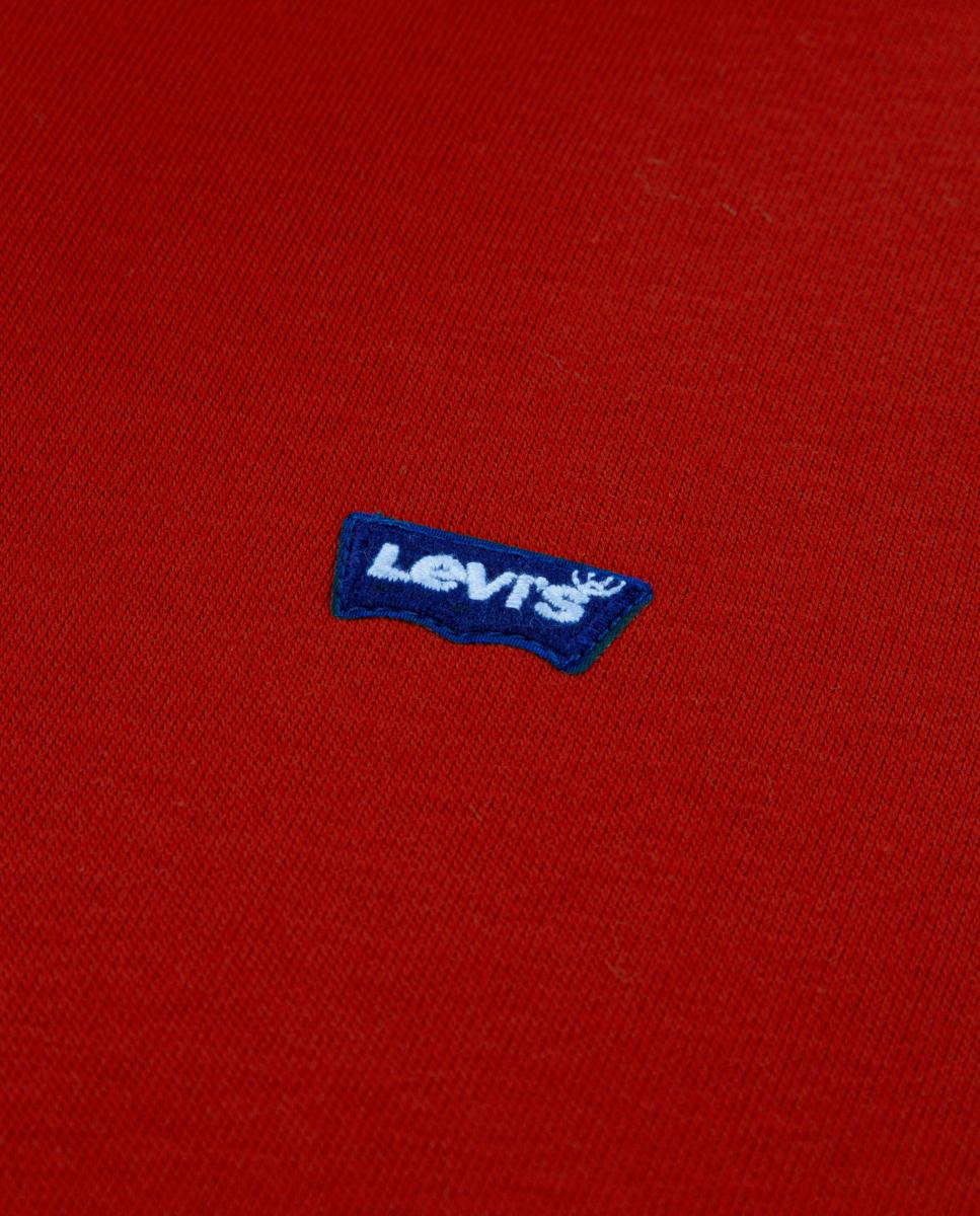 Sweatshirt com Capuz Mini Batwing Levi's Vermelho-3