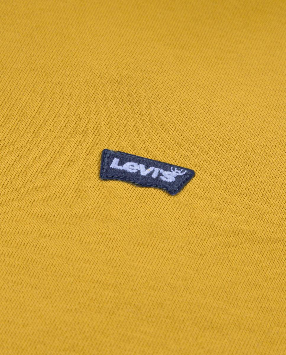 Sweatshirt com Capuz Mini Batwing Levi's Amarelo-3
