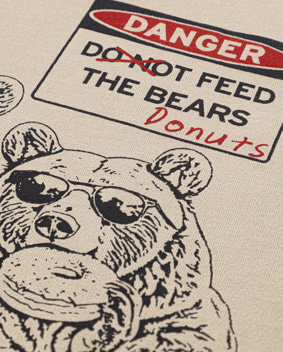 T-shirt Feed The Bears Branco-3
