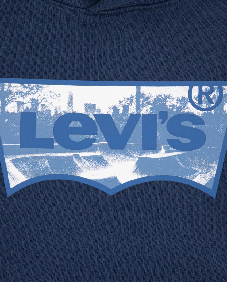 Sweatshirt com Capuz Skatepark Batwing Levi's Azul-3