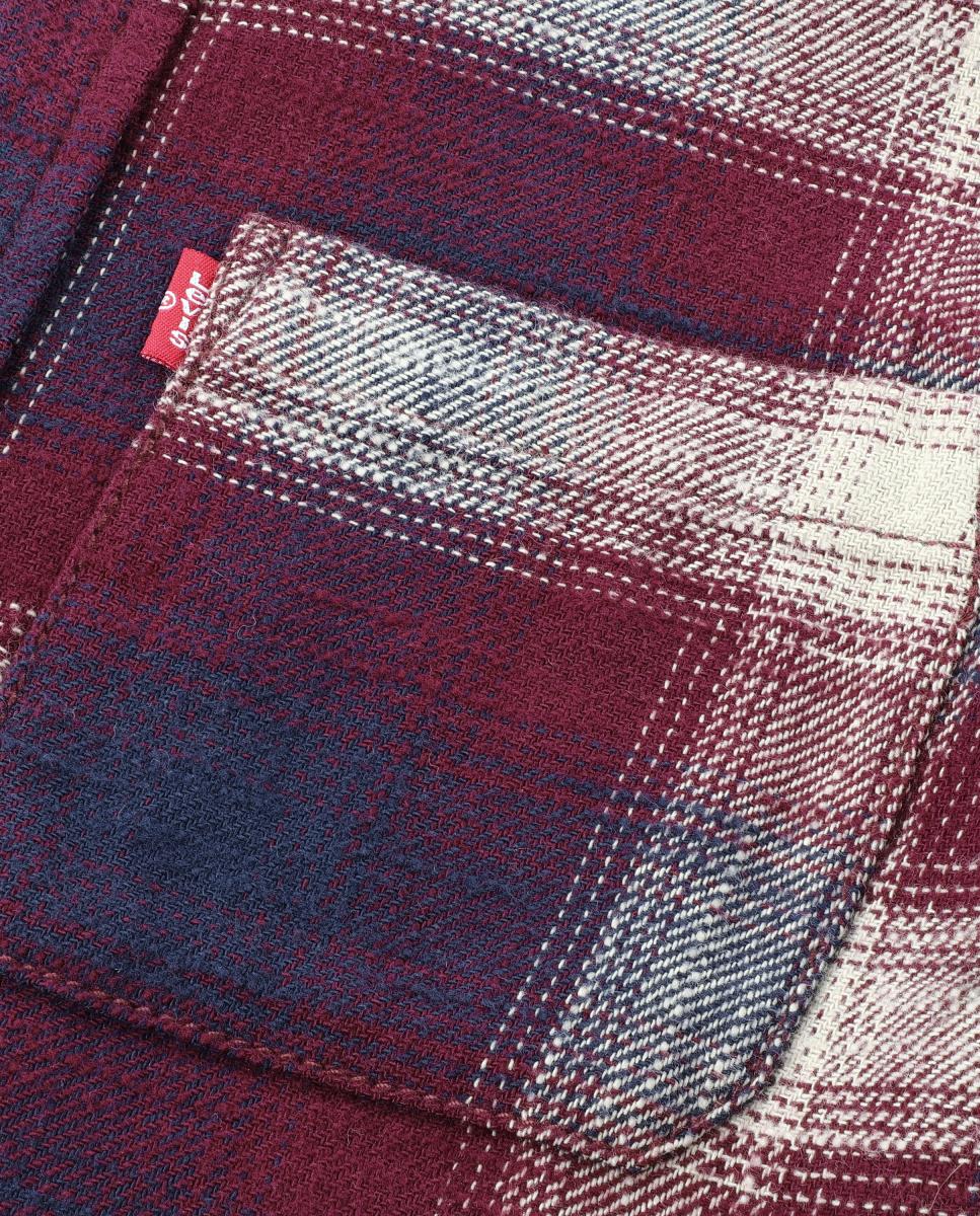 Camisa de Flanela aos Quadrados Shadow Vermelho-3
