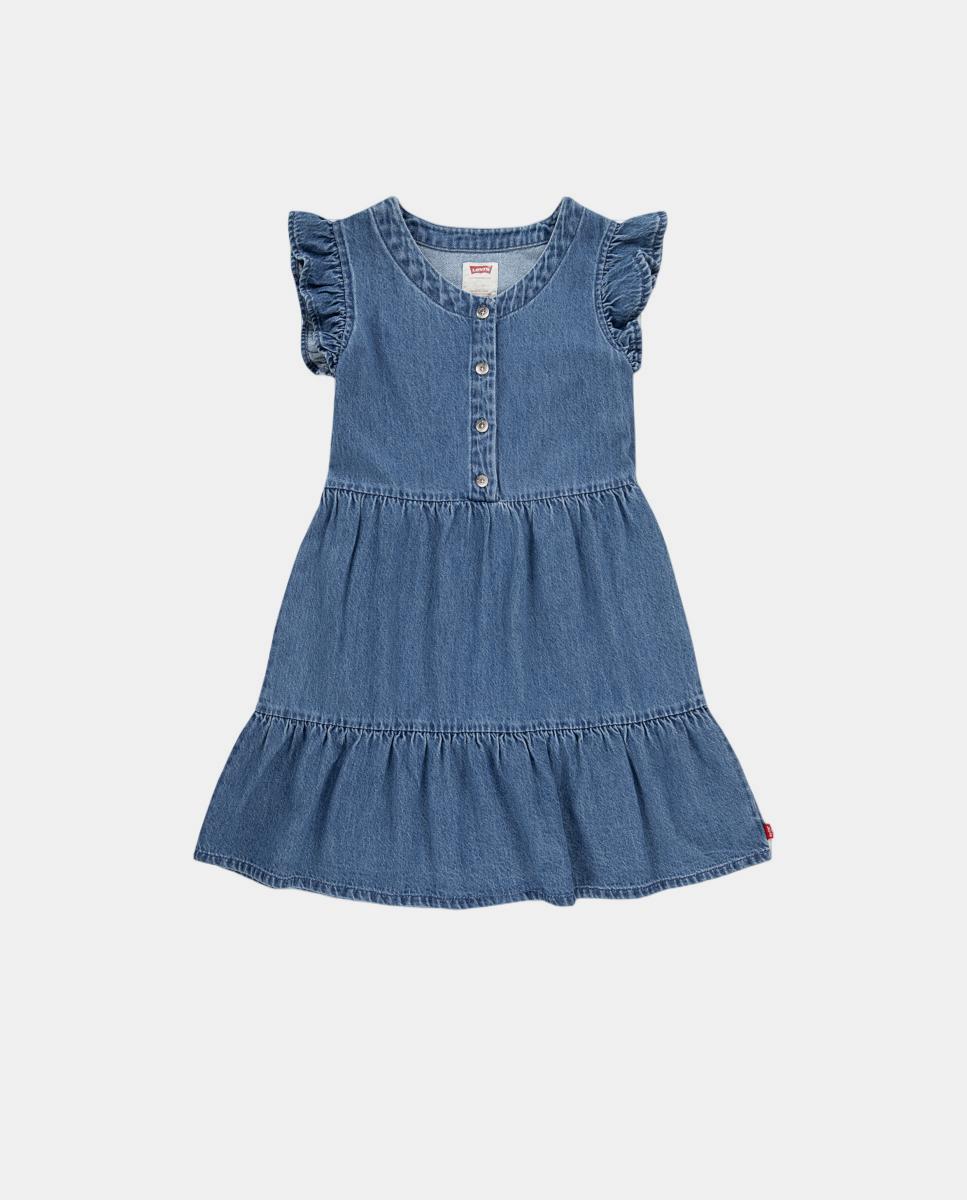 Imagem 0 de Vestido com Mangas Onduladas