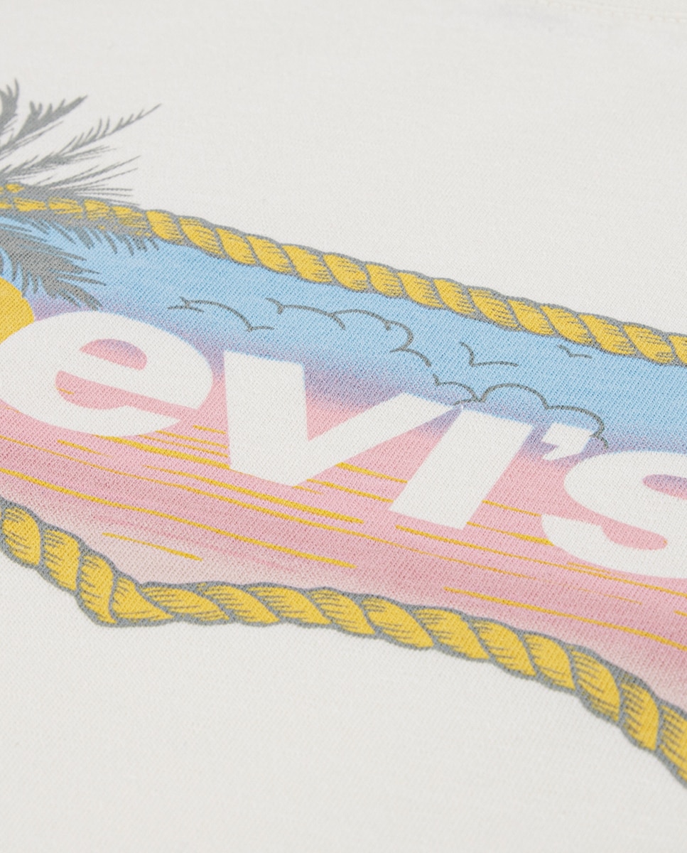 T-shirt de Morcego Ombré Levi's Branco-3