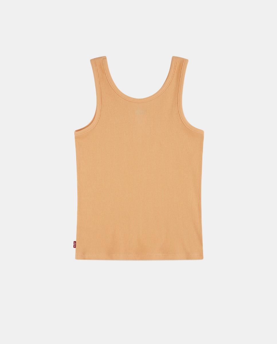 T-shirt sem Mangas Canelada Meet and Greet Levi's Laranja-2