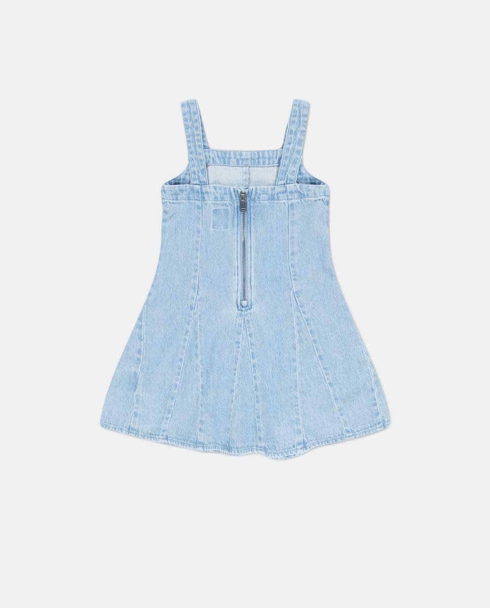 Vestido Godet Azul-2