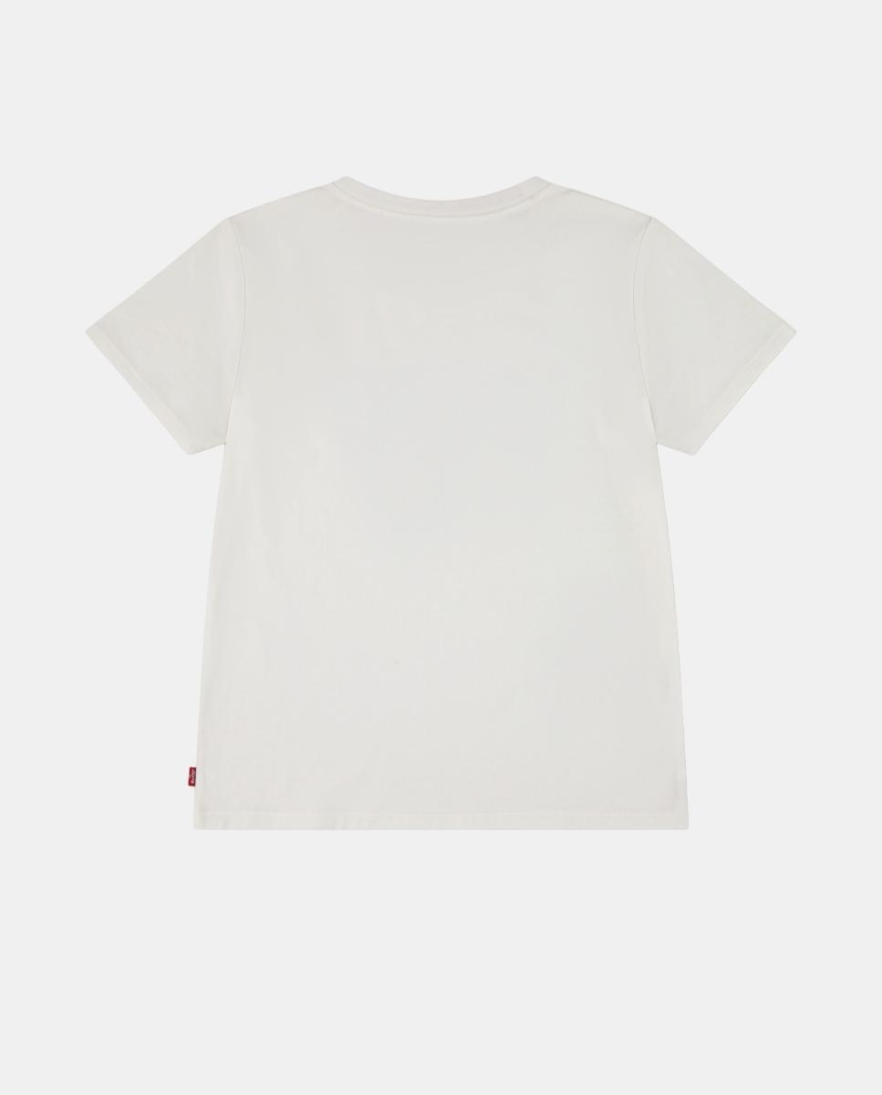 T-shirt de Morcego com Estampado da Temporada Levi's Branco-2