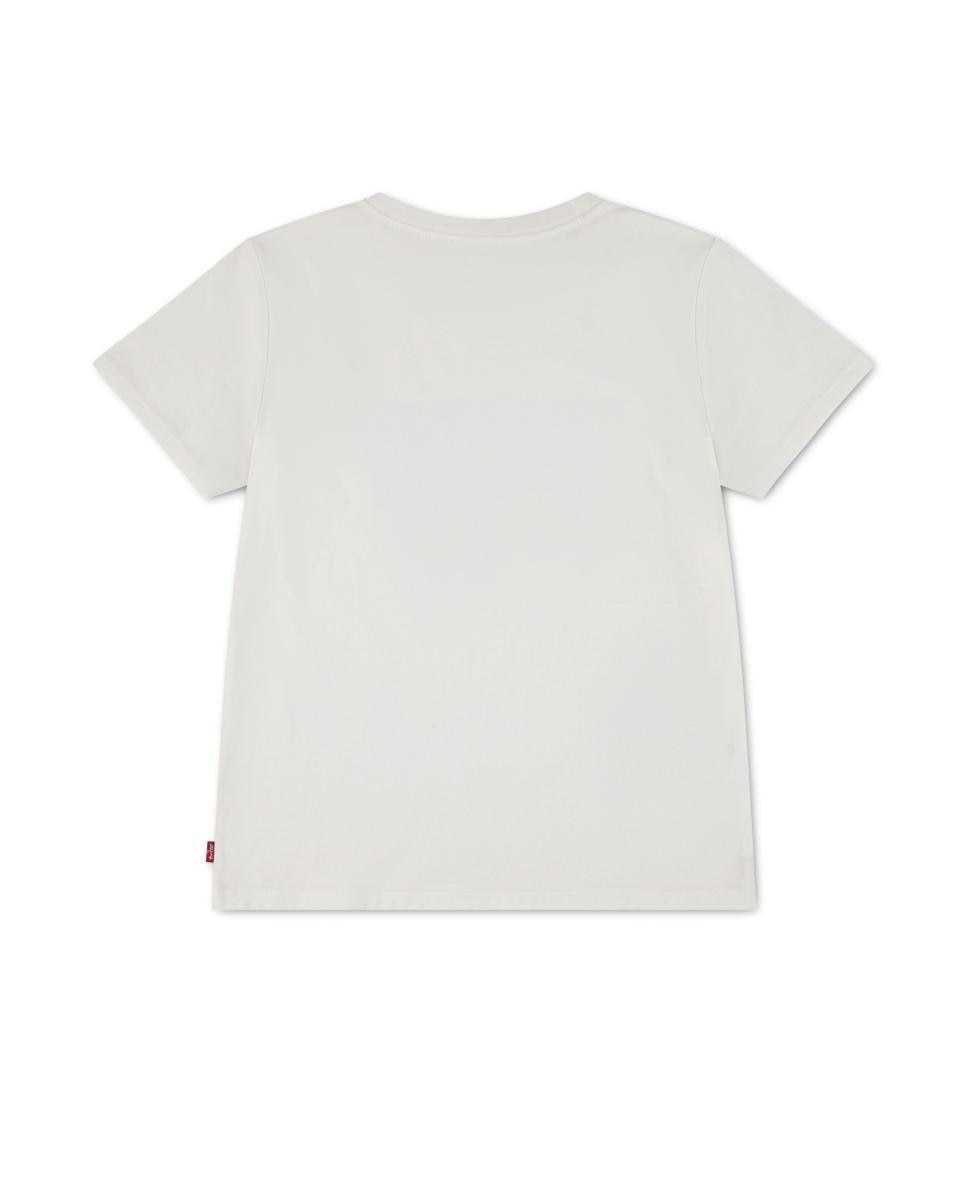 T-shirt de Morcego com Estampado da Temporada Levi's Branco-2