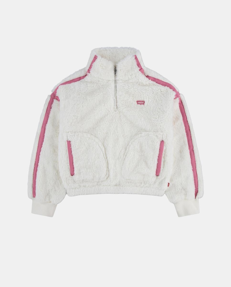 Imagem 0 de Camisola Sherpa com Meio Fecho de Correr