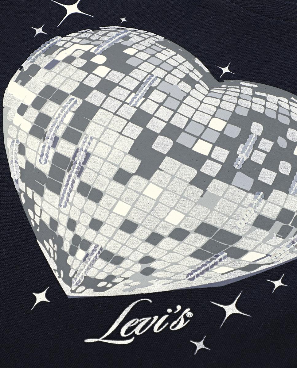 Top de Malha com Bola de Discoteca Levi's Preto-3