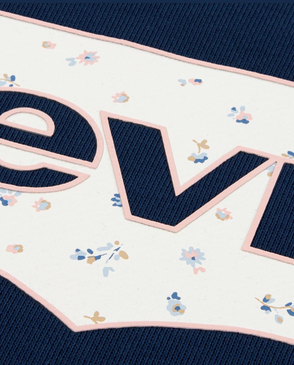 Floral Batwing Crewneck Levi's Azul-3