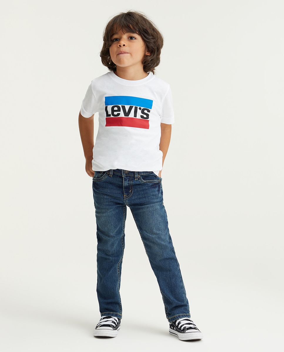 Calças slim clássicas azul-marinho Levi's Azul-marinho-1