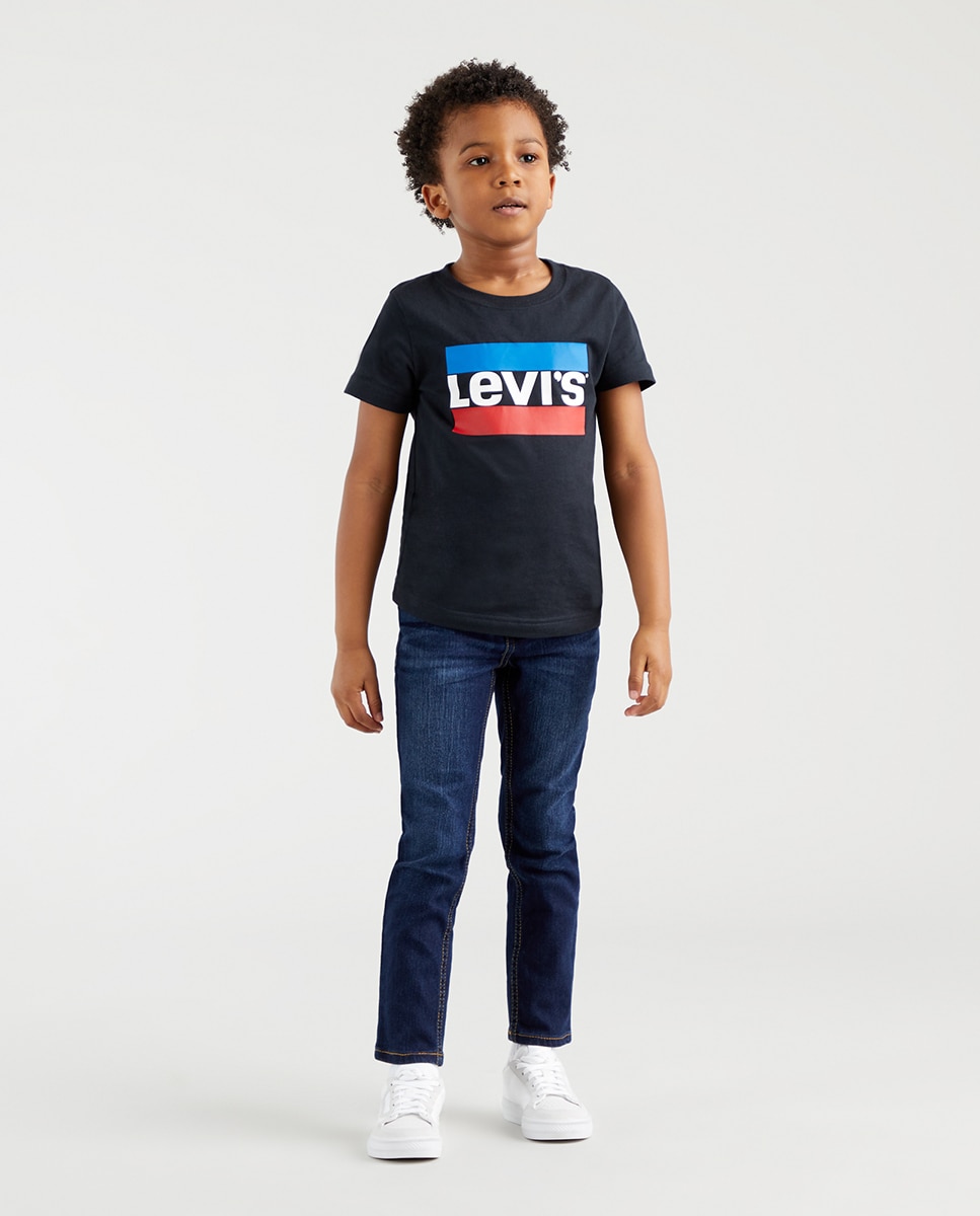 Calças skinny pretas Levi's Azul-marinho-1