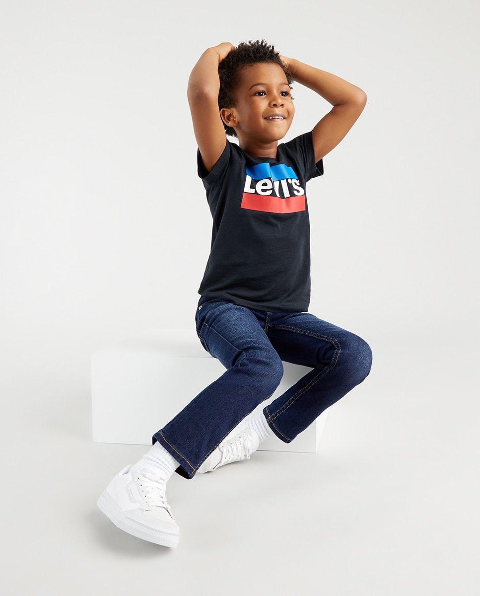 Calças skinny pretas Levi's Azul-marinho-5