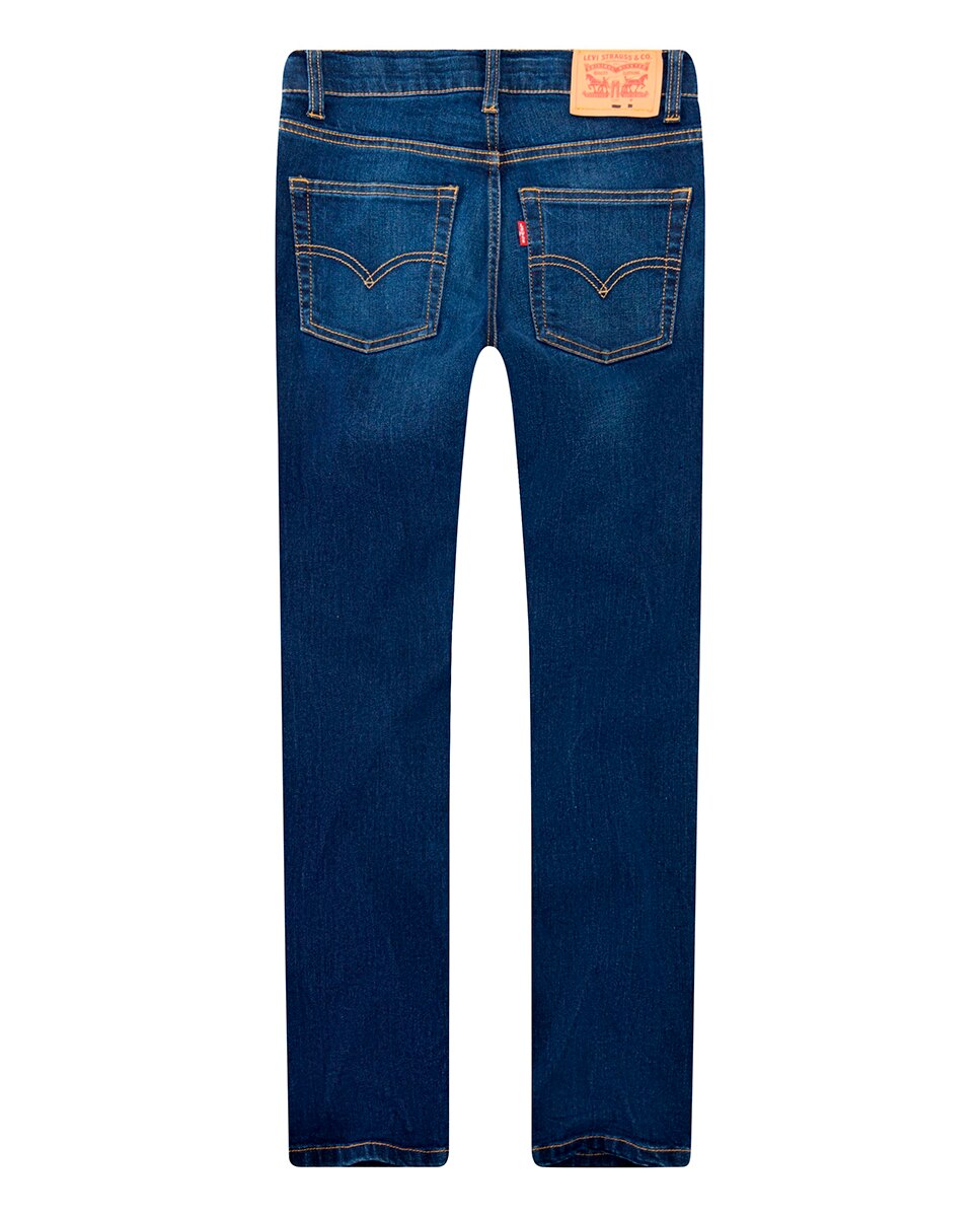 Calças skinny pretas Levi's Azul-marinho-7