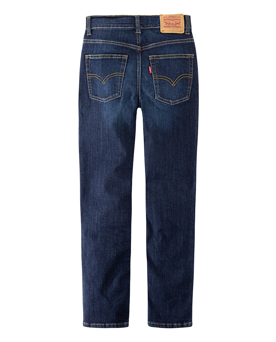 Calças slim azul-marinho Levi's Azul-marinho-4