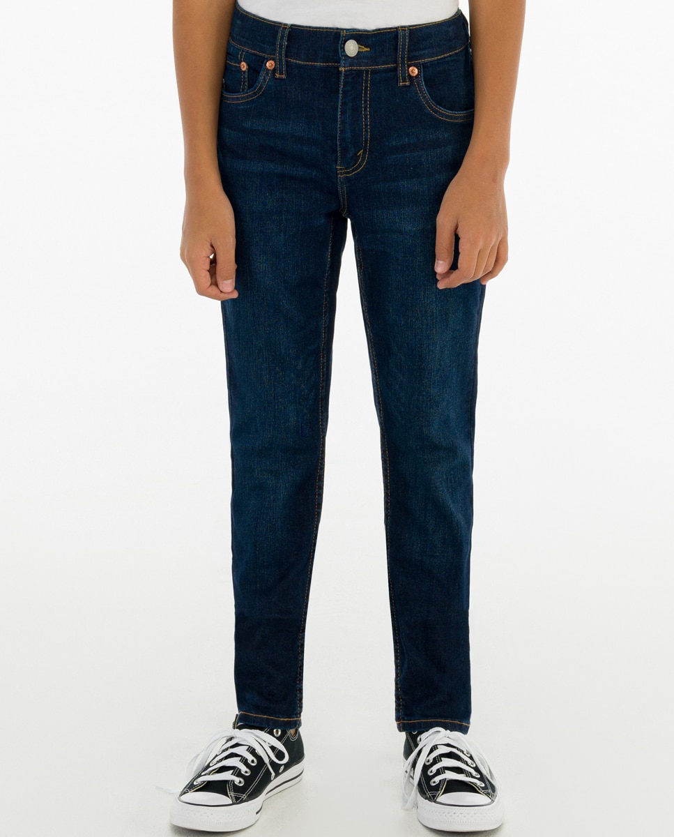 Calças slim azul-marinho Levi's Azul-marinho-5