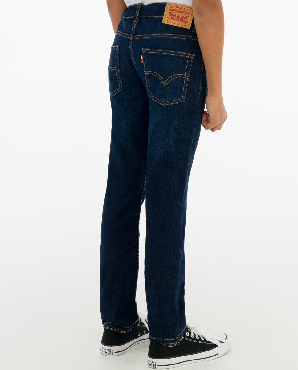 Calças slim azul-marinho Levi's Azul-marinho-6