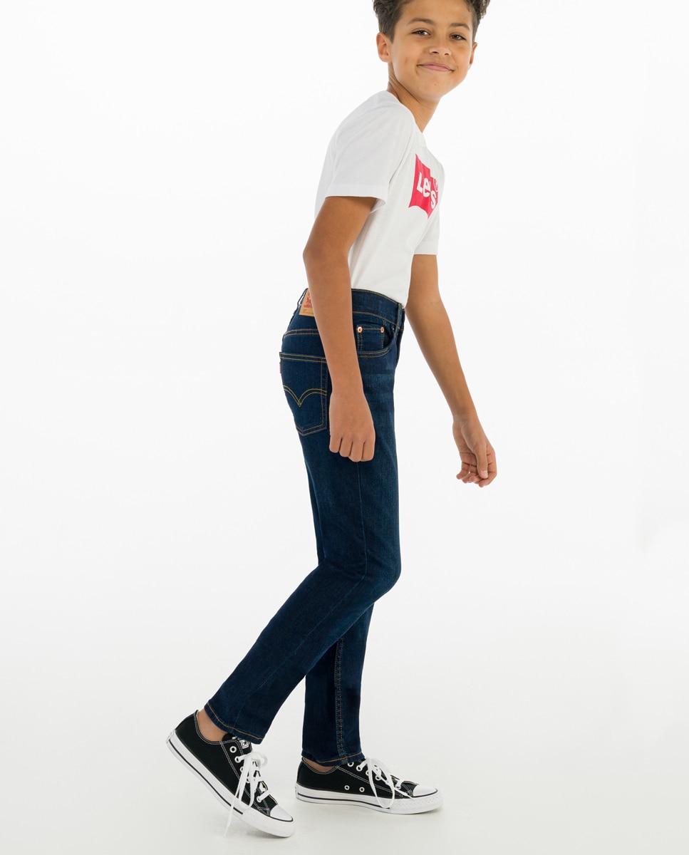 Calças slim azul-marinho Levi's Azul-marinho-7
