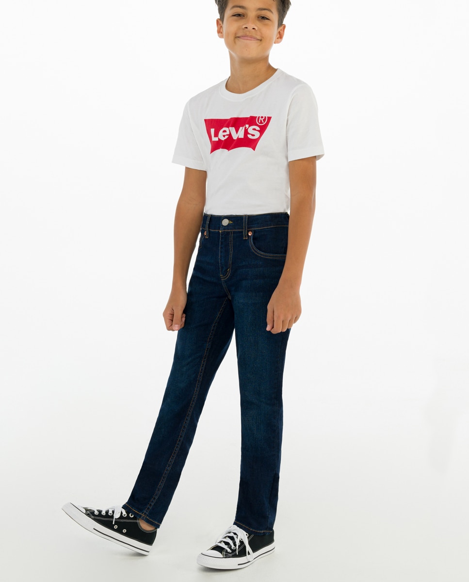Calças slim azul-marinho Levi's Azul-marinho-8