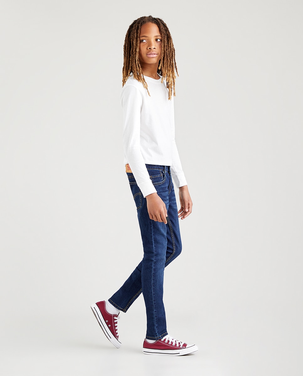 Calças skinny azul-marinho Levi's Azul-marinho-4