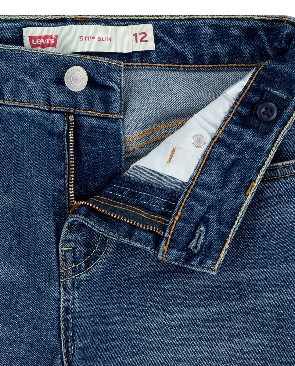 Calções Estreitos 511 Levi's Azul-4