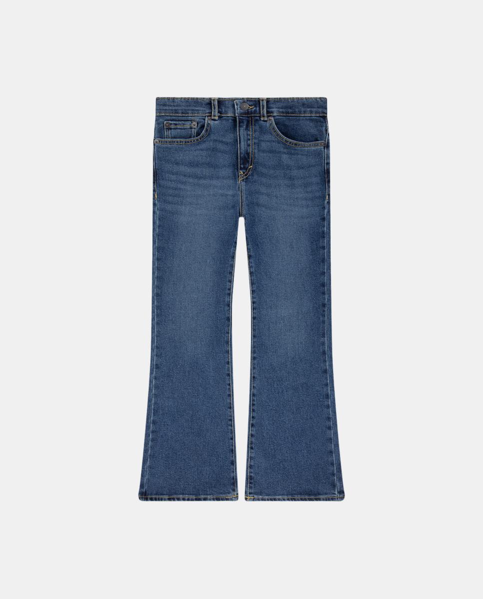 Imagem 0 de Jeans à Boca de Sino Folgadas e de Cintura Subida