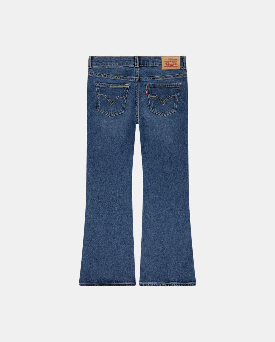 Jeans à Boca de Sino Folgadas e de Cintura Subida Levi's Azul-2