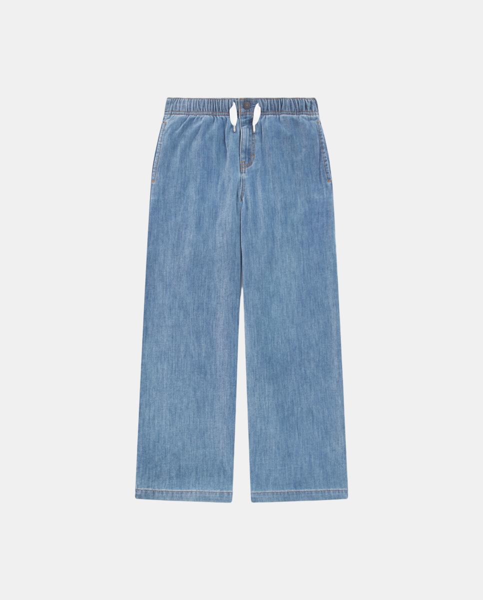 Imagem 0 de Jeans Folgadas de Cintura Subida e Suave