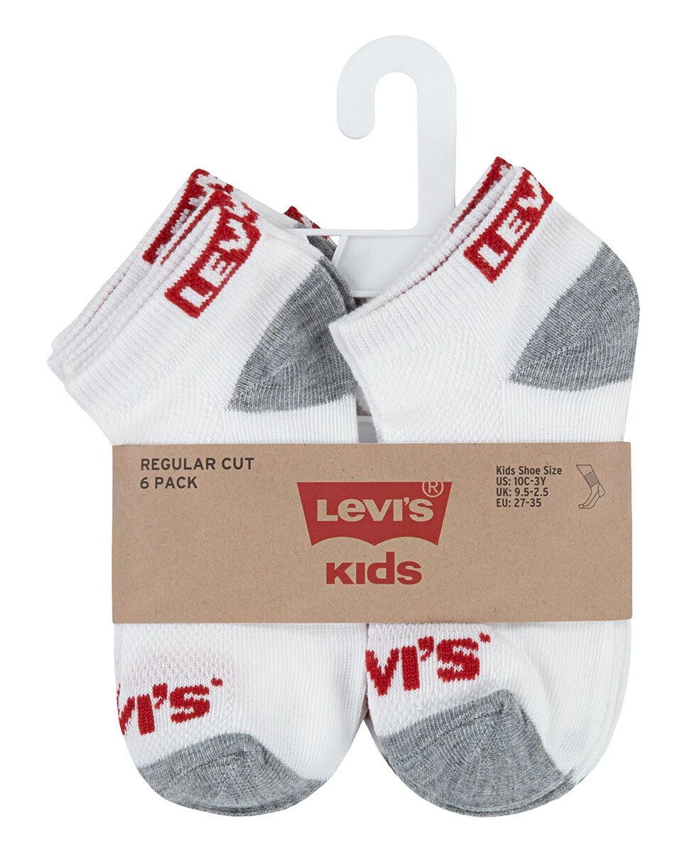 Pack de Meias com Punho Elástico - Branco Levi's Branco-2