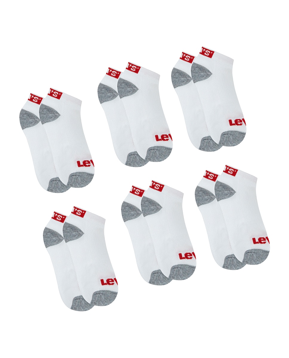 Pack de Meias com Punho Elástico - Branco Levi's Branco-4