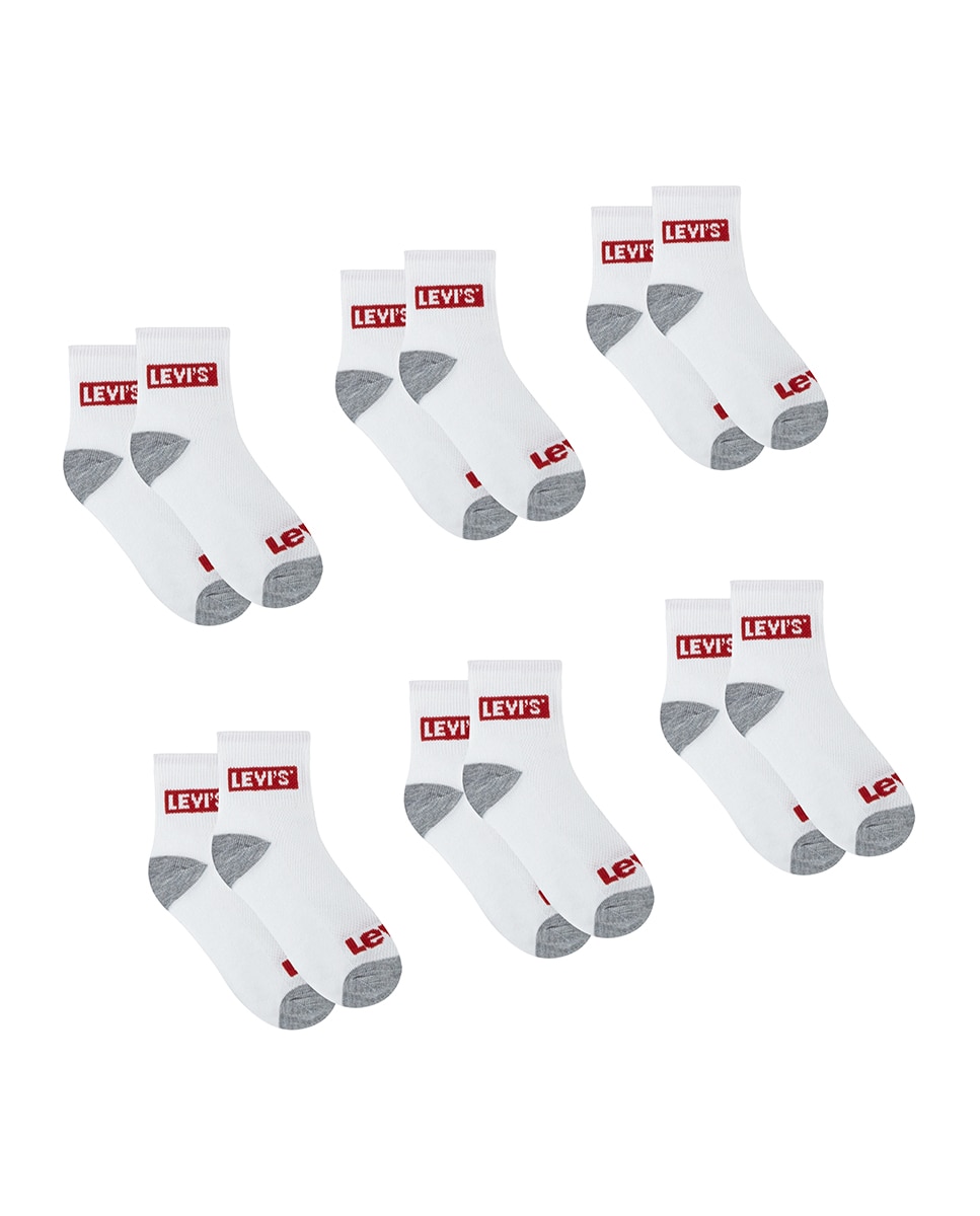 Pack de meias brancas Levi's Branco-1