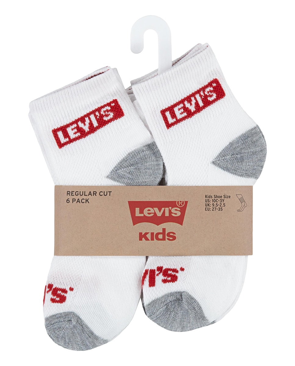 Pack de meias brancas Levi's Branco-2