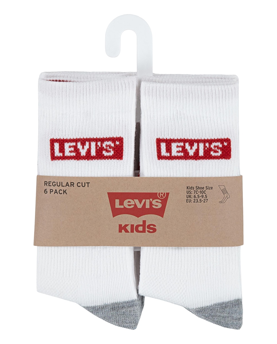 Pack de meias brancas Levi's Branco-2