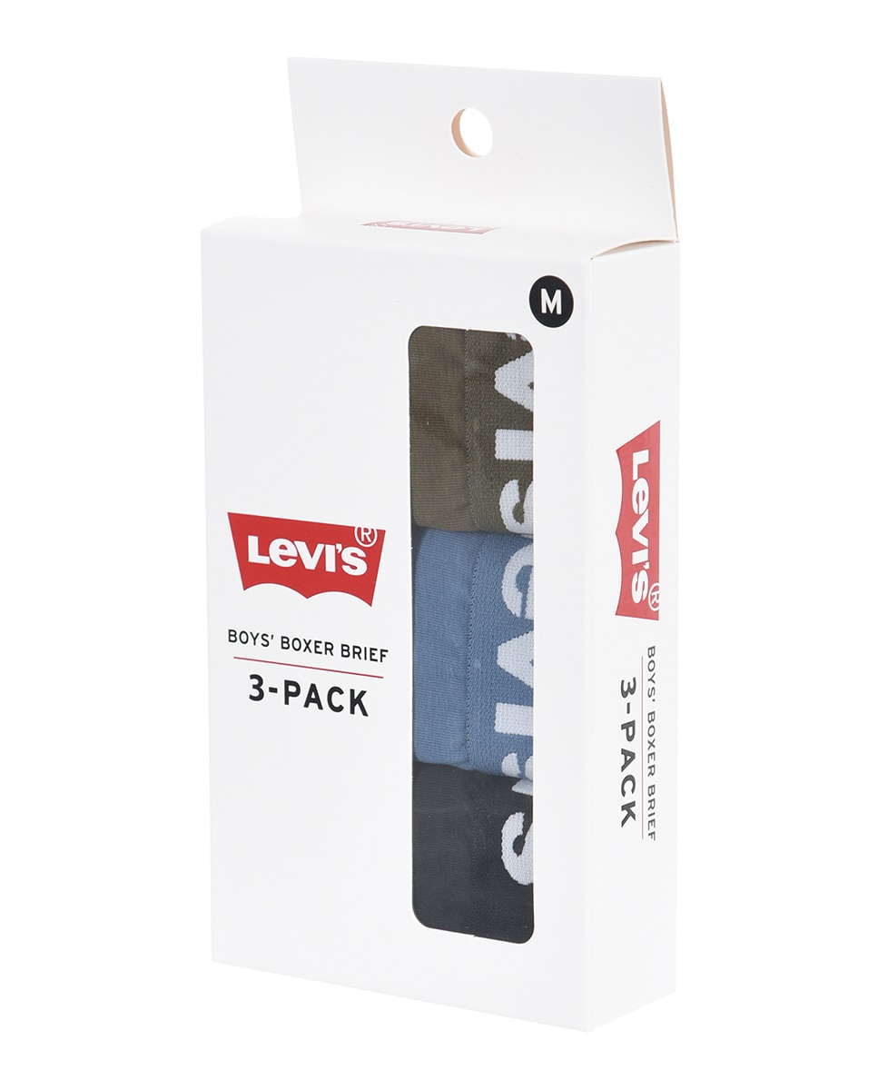 Roupa Interior com Cintura Elástica Levi's Preto-3