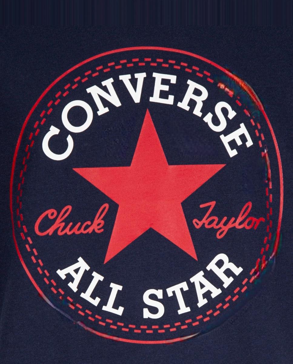 T-shirt Chuck Patch Converse Azul-3